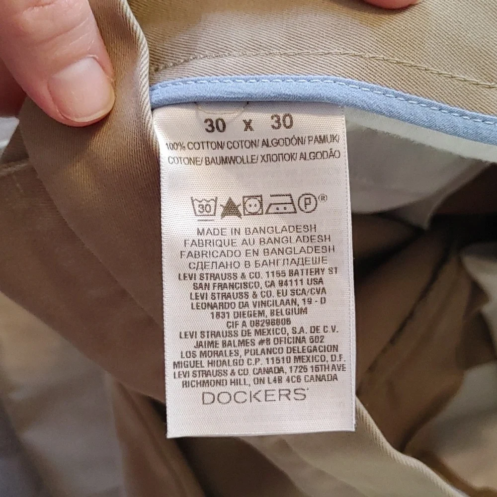 Dockers Signature Khaki Classic Fit D3 Men's size 30x30 - Picture 3 of 14